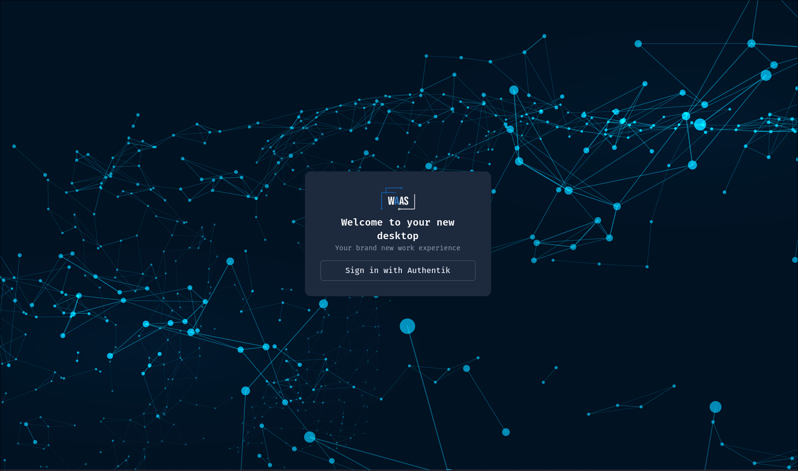 Placeholder — WaaS portal OIDC login page